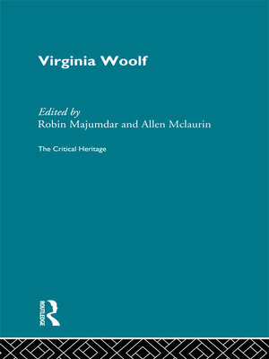 cover image of Virginia Woolf
